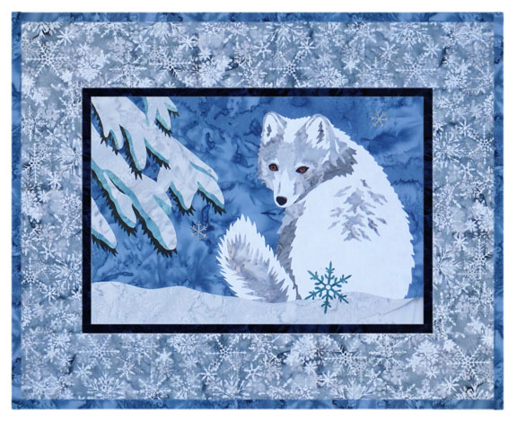 Alaskan Arctic: Arctic Fox Wallhanging