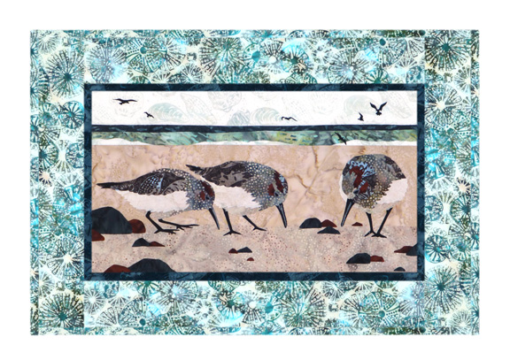 Along the Shores: Sandpiper Wallhanging