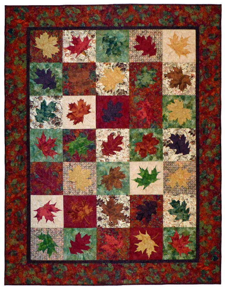 Falling Leaves Lap Quilt