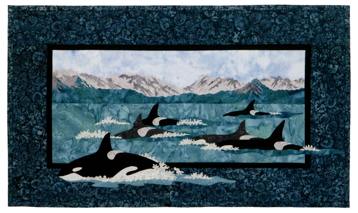 Wildfire Designs Alaska Baby Beluga Whale Applique Quilt Pattern