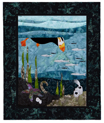 Maritime's Most Wanted: Tufted Puffin Individual Wallhanging