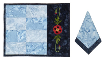 Poppies Placemat & Napkin