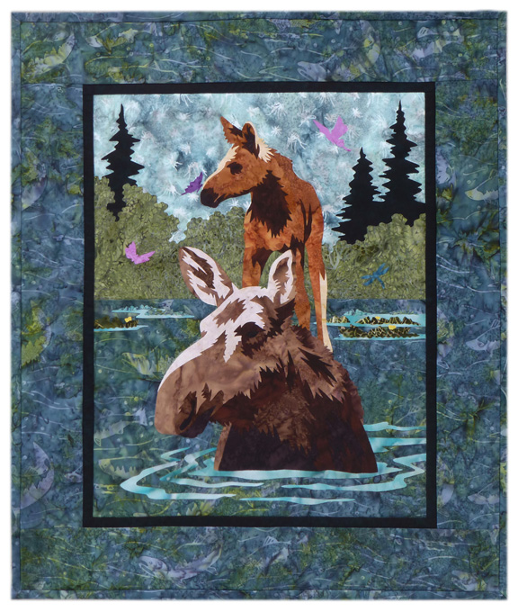 River Run: Crossing Individual Wallhanging