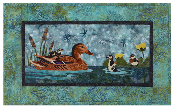 River Run: Taking a Dip Wallhanging