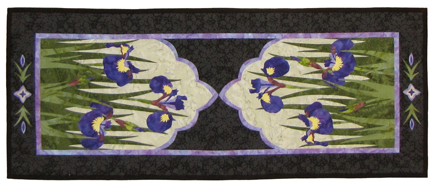 Wild Iris Tablerunner