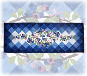 Berry Blues Tablerunner